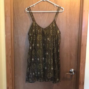 RVCA Boho Baby Doll Sheer Cami-Tank